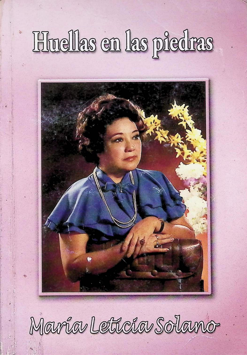 huella en las piedras. maría leticia solano