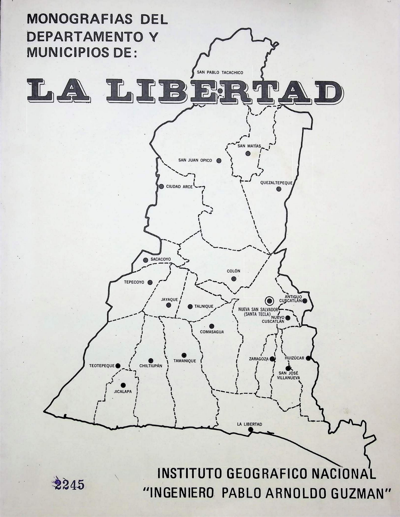 monografías del departamento y municipios de la libertad